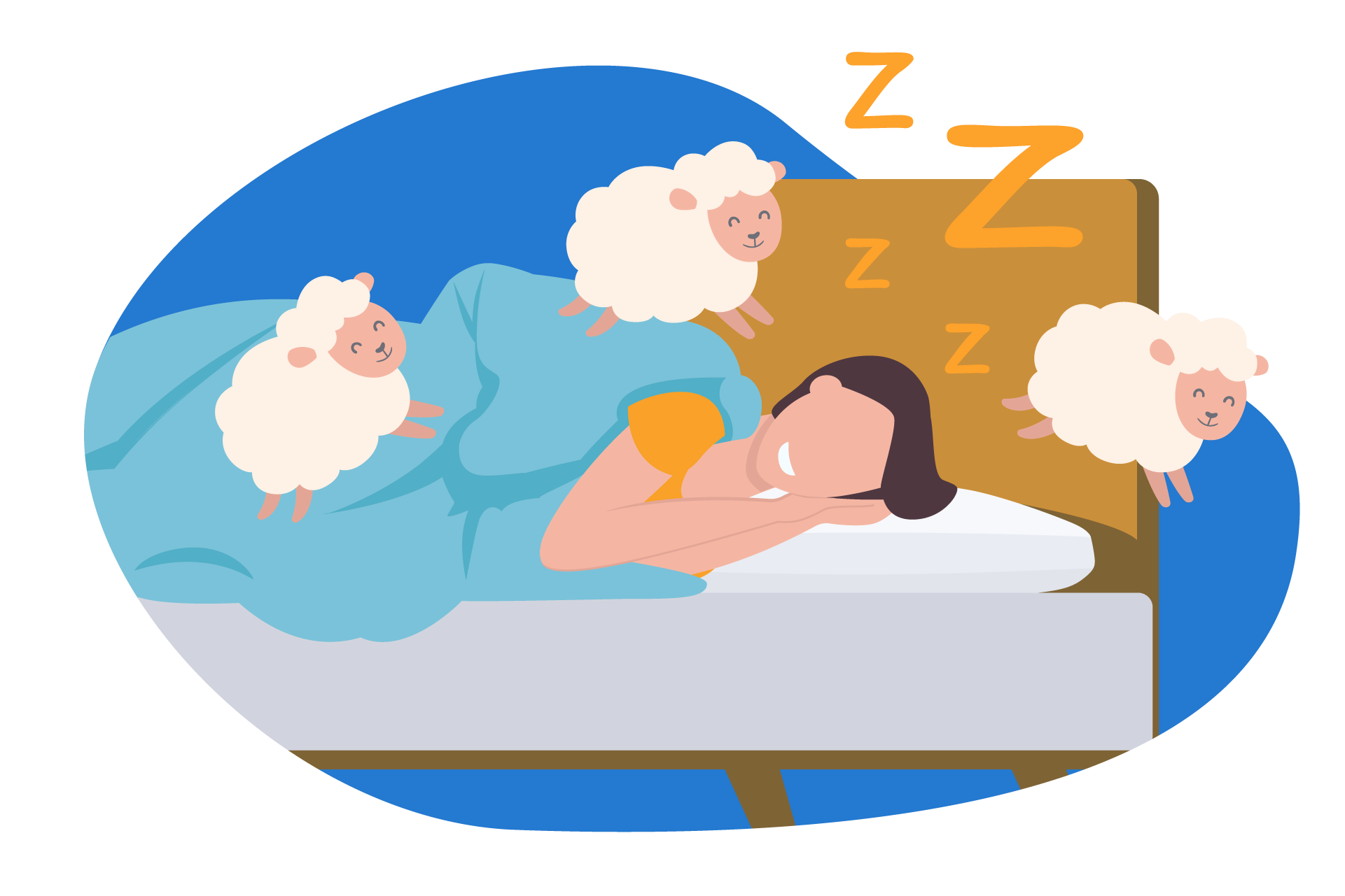 hombre soñando ovejas